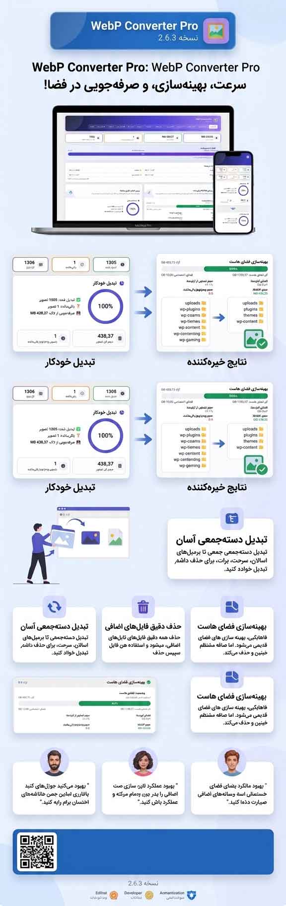 افزونه بهینهساز و پاکساز تصاویر وبپی پرو