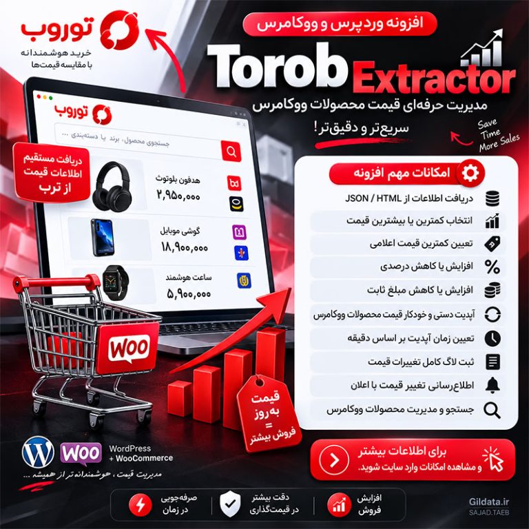 افزونه استخراج قیمت از ترب