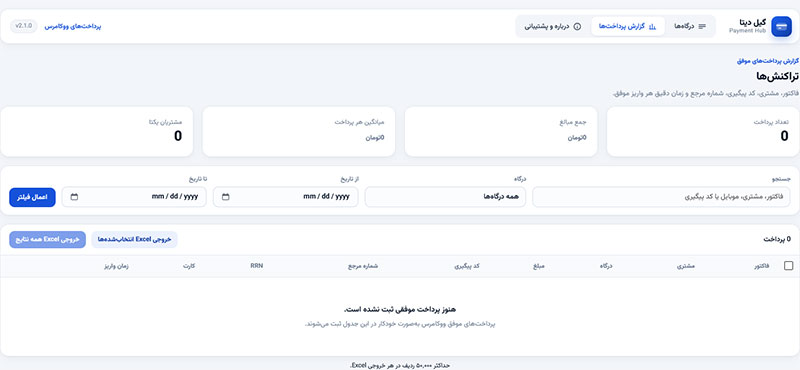 افزونه درگاه پرداخت گیل دیتا برای ووکامرس | مدیریت حرفه‌ای درگاه‌های ایرانی